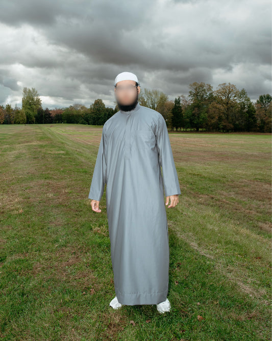 Premium Gray Saudi Thobe