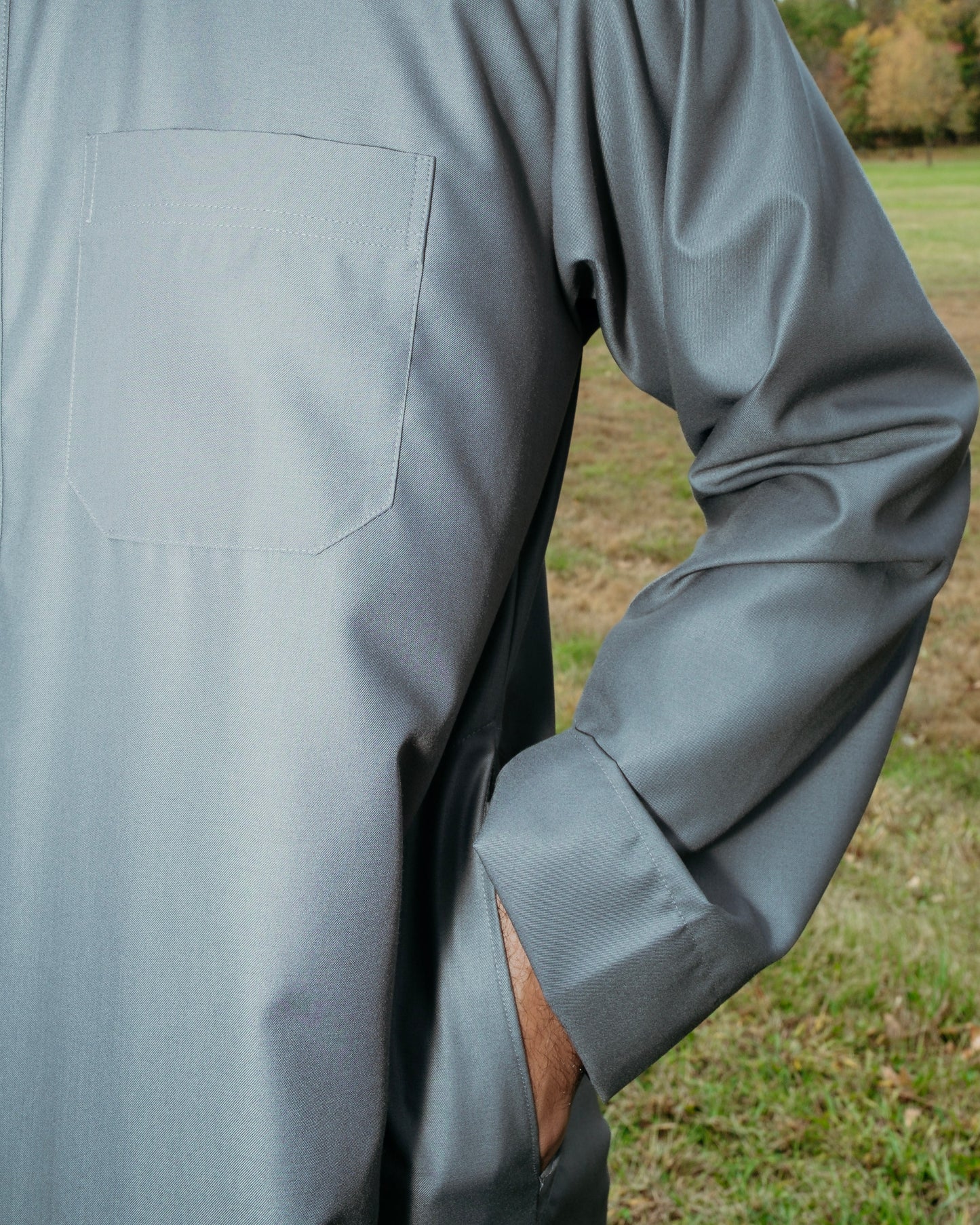 Premium Gray Saudi Thobe